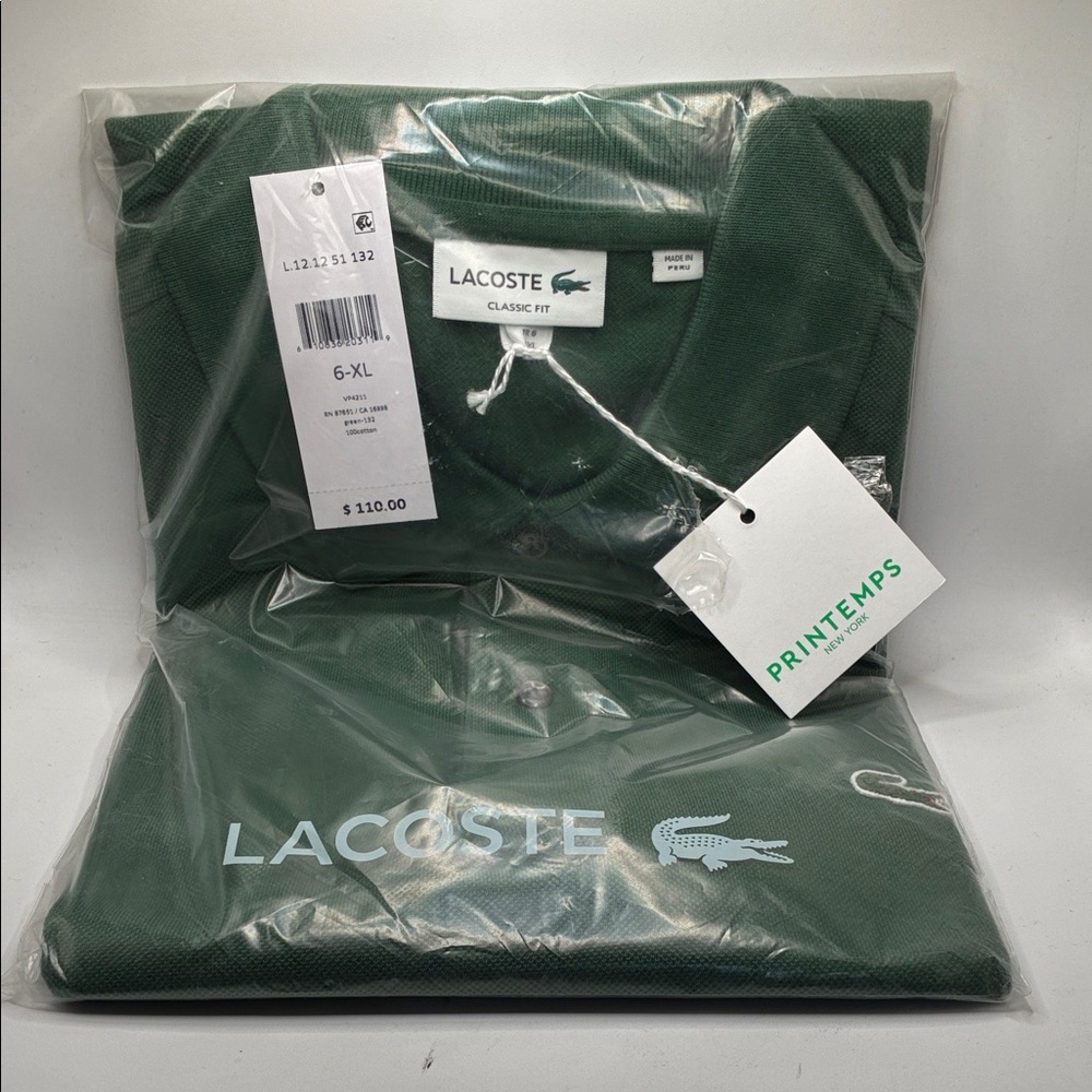 Lacoste Dark Green Classic Fit Polo